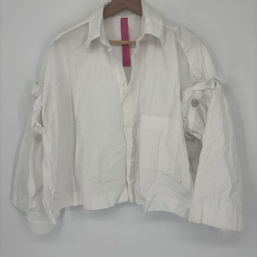 Y's by Yohji Yamamoto Pink Label White Shirt - Picture 1 of 6